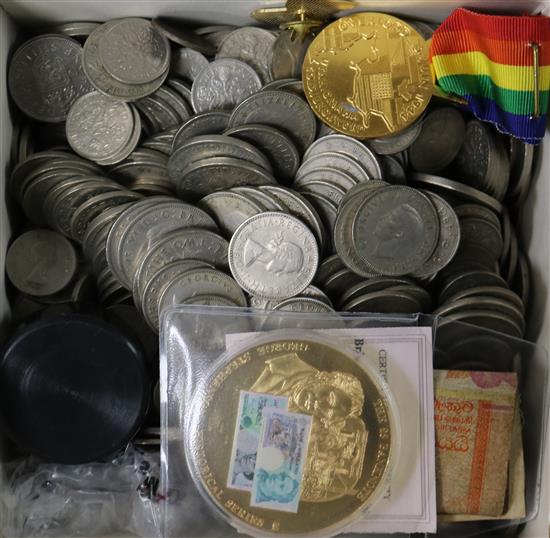 A box of coins